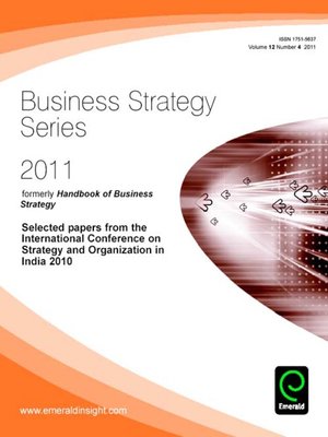 cover image of Business Strategy Series, Volume12, Issue 4